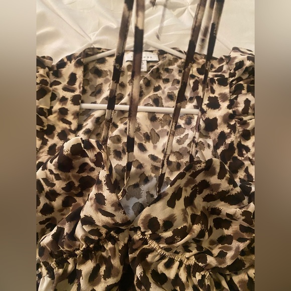 NWT Topshop Leopard Top Size US 6 - Picture 8 of 8